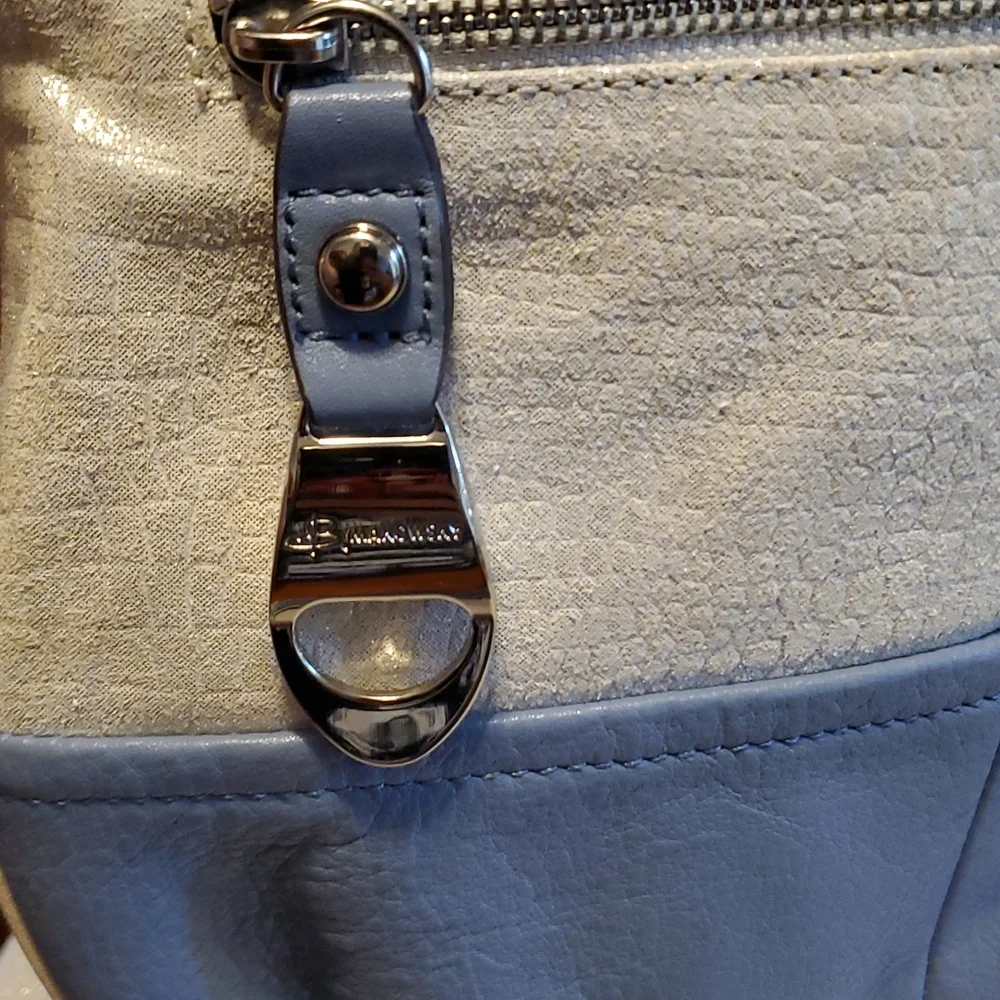 Bob Makowsky Leather Hobo Shoulder Bag Purse